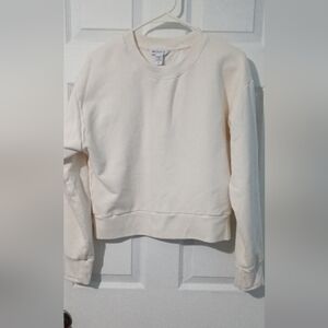 Athleta Cream Cozy Sweatshirt
